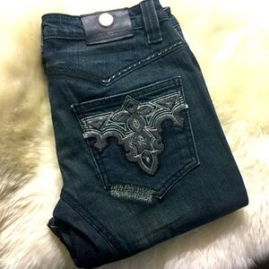 Antik Distressed Boot Cut Jeans